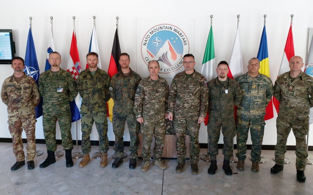 SAF CHOD Visit to NATO Mountain Warfare Centre of Excellence