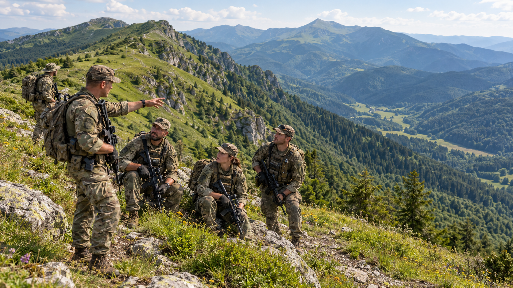Mountain Warfare Small Unit Leaders Course in Poland